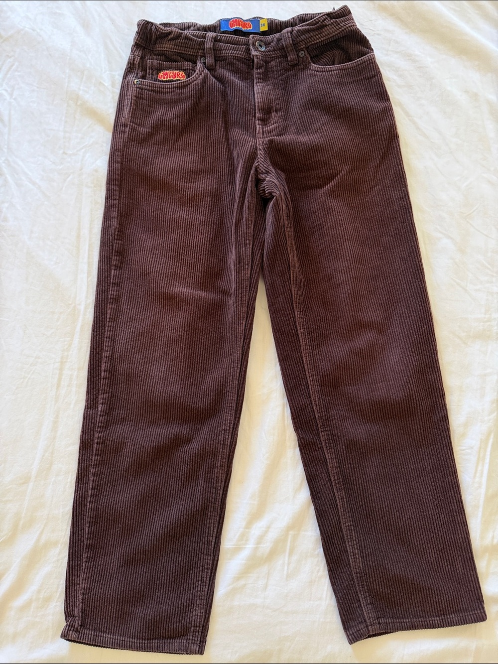 Empyre Boys Loose Fit Corduroy Pants - Brown